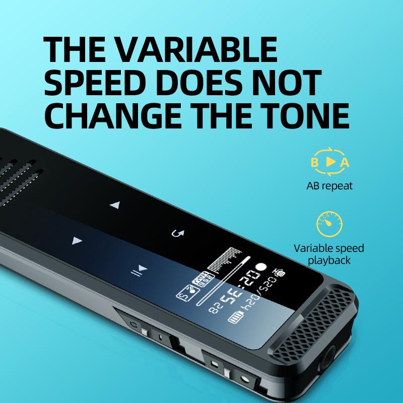 Q55 Цифровая ручка записи HD с голосовым управлением и шумоподавлением Профессиональный портативный рекордер Mp3-плеер