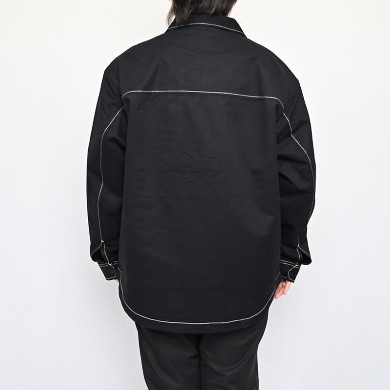 Vans Повседневная удобная модная куртка-поло с длинным рукавом и несколькими карманами для работы, мужские куртки черного цвета VN000KC2BLK