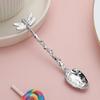 Vintage Dessert Spoon Zinc Zinc Zinc Alloy Teaspoon Tableware Dragonfly Coffee Spoon  Cake