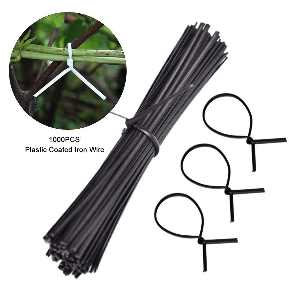 White Twist Ties Black Fix Strings Iron Wire Ties Cable Fasteners