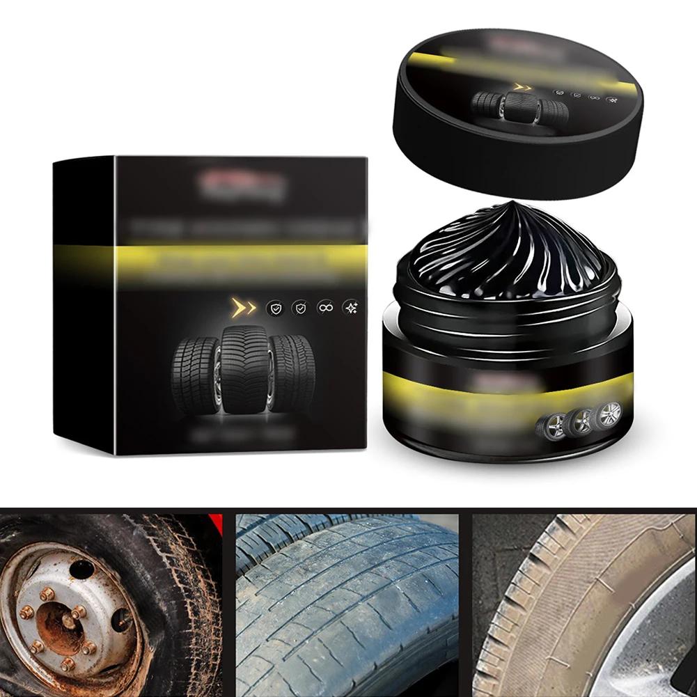 Car Tire Nourish Wax Cream Truck Tire Polishing Wax Dirty-resistant Car Wheel Cleaning Coating Wax Tyre Wheel Rims Cleaning
