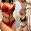 Women's Sleepwear Spaghetti Strap Dress Transparent Sexy Nightgowns Lace Pajamas Sexy Set Lingerie