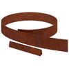 Lawn Edging 4 Pcs Rust Colored 450 X 0.05 X 10 Cm Weatherproof Steel