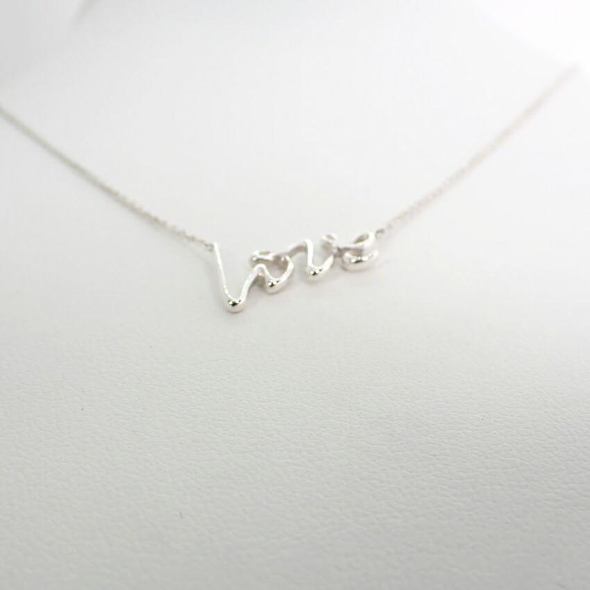 [Б/у] Ожерелье TIFFANY/Tiffany 925 Paloma Picasso LOVE [g371-58]