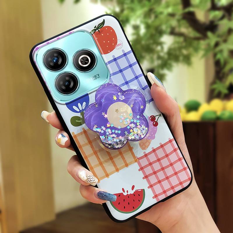 Защита камеры телефона Блестящий чехол для телефона для ZTE Blade A75 4G/Z2359 Грязеотталкивающий Силикон с эффектом кожи Простота Прочный