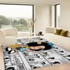 Funny Mafalda Pattern Floor Mat Non-Slip Laundry Room Mat Laundry Decor Balcony Child Living Room Bedside Mats