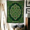 St.Patrick's Day Wall Tapestry Aesthetic Wall Hanging Printed Fabric Blanket Decorative Tapestries for Bedroom Living Room Home Decor