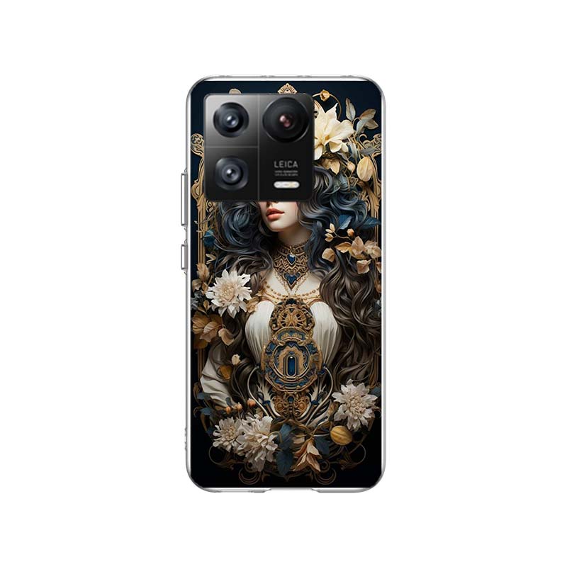 Exquisite Women's Loish Style Flowers Phone Case For Xiaomi Poco F7 Ultra X7 X6 M8 M7 M6 M4 M3 Pro X4 Mi 15 15T 14 14T 12T 12S 1