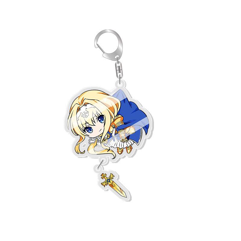 Акриловый брелок Sword Art Online: Асуна, Синон, Кирито Аниме Шарм