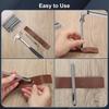 Leather Round Hole Hollow Punch Set Puncher Cutter Tool Craft Working Kit for Watch Bands  Fabric Gasket Belts 1-5mm  6Pcs