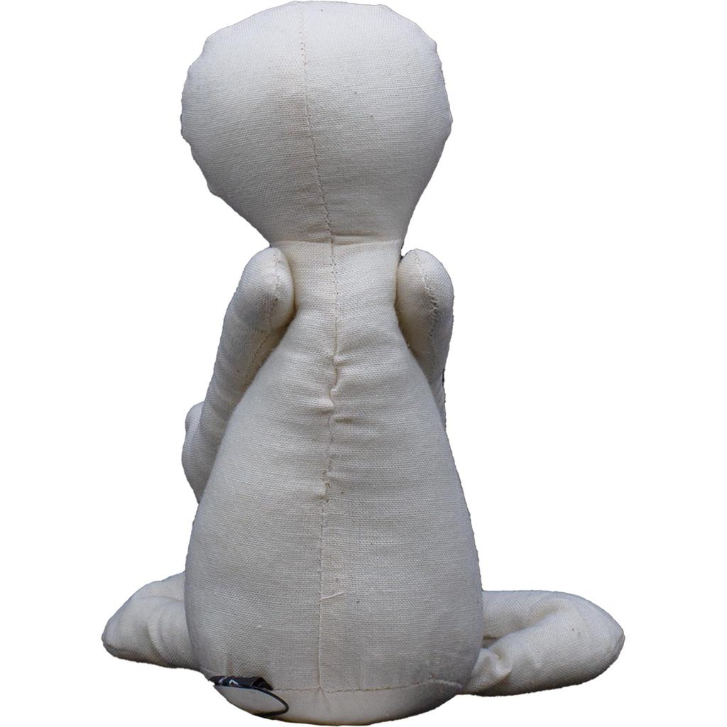 Холщовая кукла Whoopi Gray XL 60x20x20см (Подходит для письма, цветной бумаги, подарков, художественных мастерских, презентов, пожеланий скорейшего выздоровления, праздников)