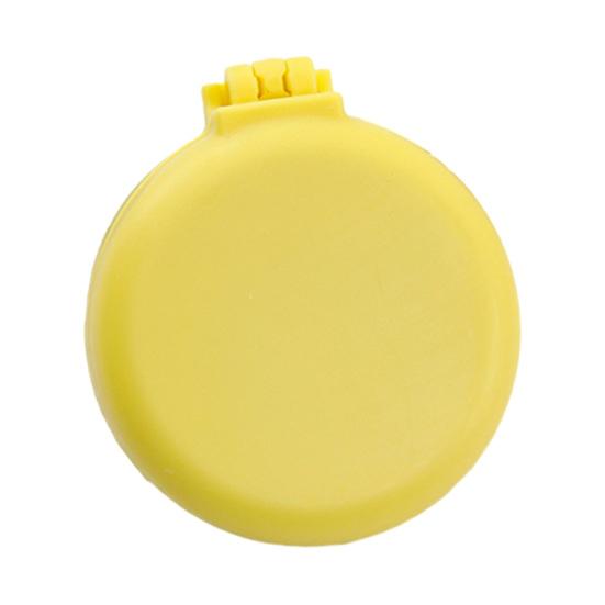 Yousheng Air Cushion Comb Cute Candy Color Portable Folding Comb with Mirror Gentle Massage for Tangle-Free Hair