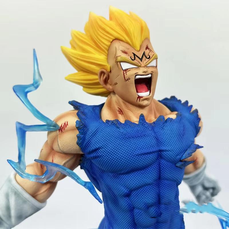 27 см Фигурка Аниме Dragon Ball Z Маджин Веджета Самоуничтожение Супер Сайян Фигурки Действия ПВХ Статуя Фигурка Модель Игрушки Подарок