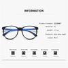 Anti Blue Light Plano Computer Glasses Round Frame for Women and Men Eyewear Blocking Optical Spectacle Eyeglasses