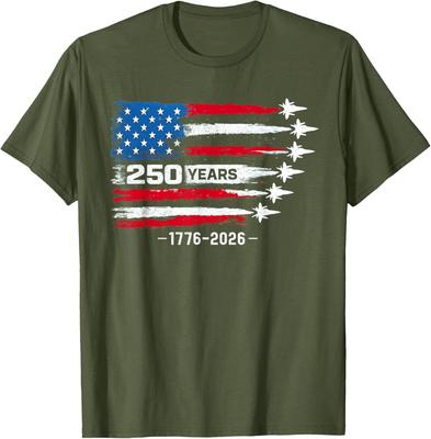 250-летие США 250-е Американское 250 Лет 4 Июля 2026 Унисекс Футболка