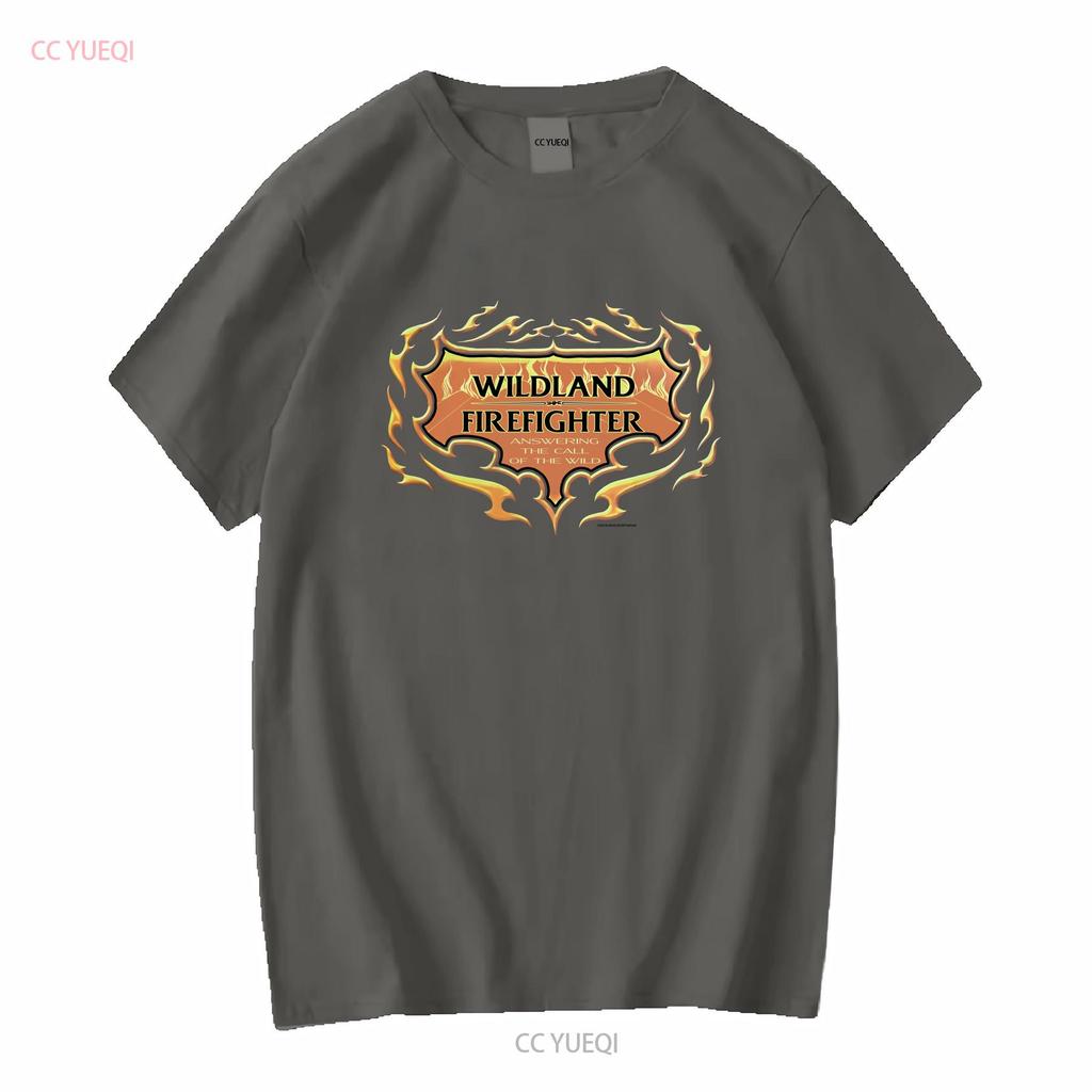 НОВАЯ коричневая рубашка пожарного лесных пожаров Пожарная служба T Wild Gear с длинным или коротким рукавом винтажная Стильная дизайнерская одежда с эффектом стирки