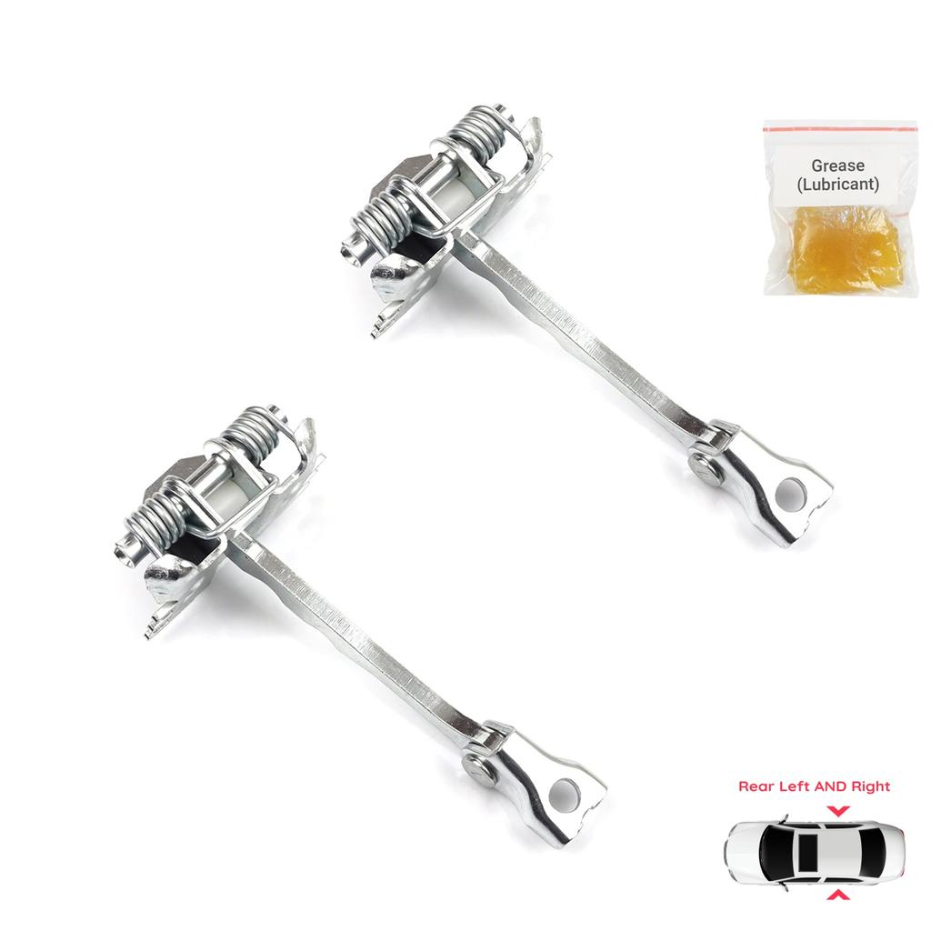 BDP1254-1 2 Pieces Rear Left AND Right Door Catch Hinge Brake Stop Check Strap Limiter for Renault Scenic Grand Scenic MK3 JZ0/1 2009-2016 824310005R