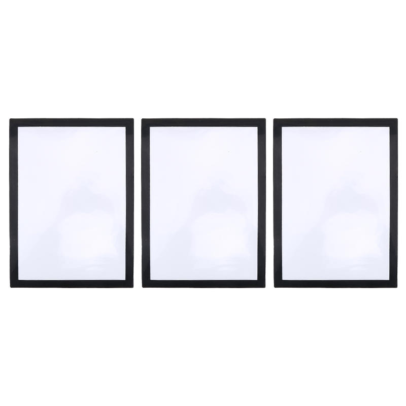 3PCS Magnetic Poster Display Frame A4/A6 Self-adhesive Non-developmental Photo Art Wall Sticker Frame for Photos Certificate