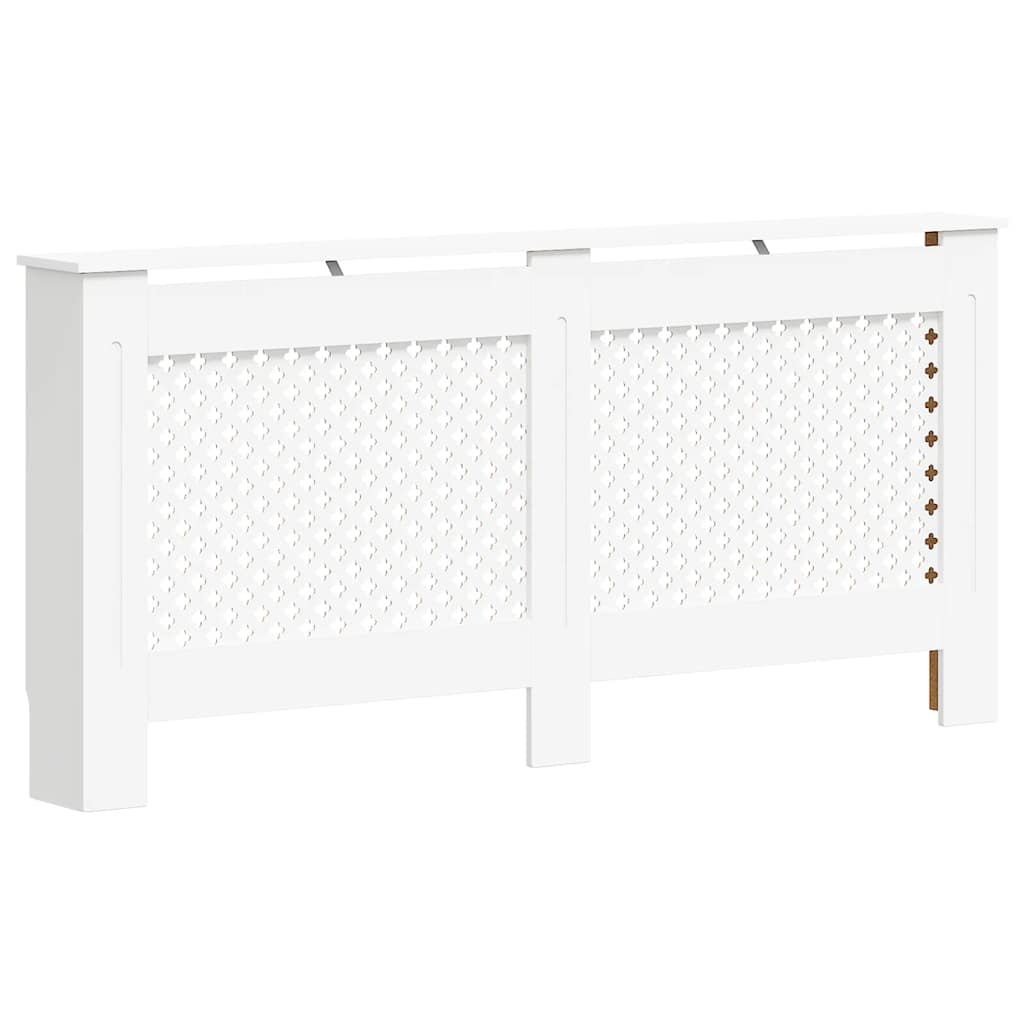 Radiator Covers 2 pcs White 172 * 19 * 81.5 cm MDF