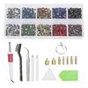 Hotfix Applicator Set Easy Use Hotfix Rhinestones Applicator Tool for Crafts Leather Clothing 110240V US Plug