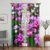 Daisy Flower Blackout Drapes ideal ideal for The Bedroom Window Fabric Drape ideal ideal for Living Room Left and Right Biparting Open High Shading