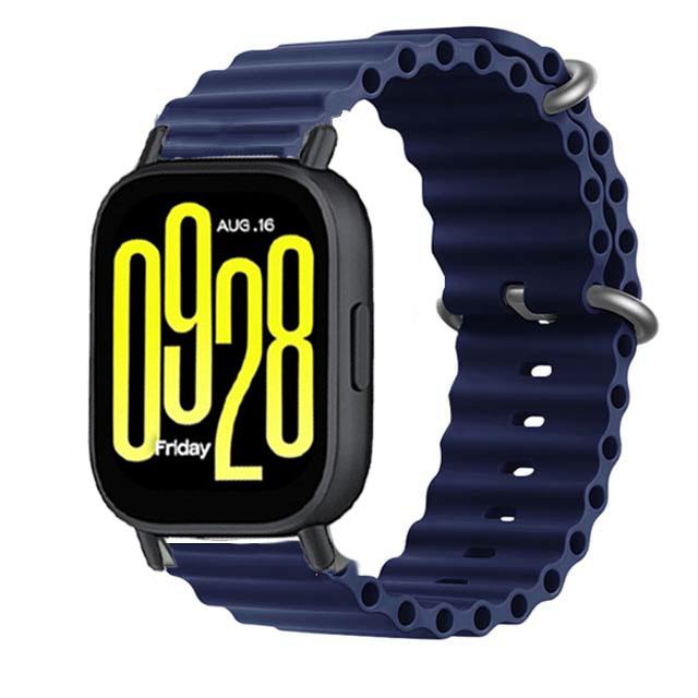 Морской ремешок Для умных часов Redmi watch 5 Lite/5 Active спортивный Браслет correa Amazfit helio/balance 2/bip 5 6 22мм Часы Ремешки