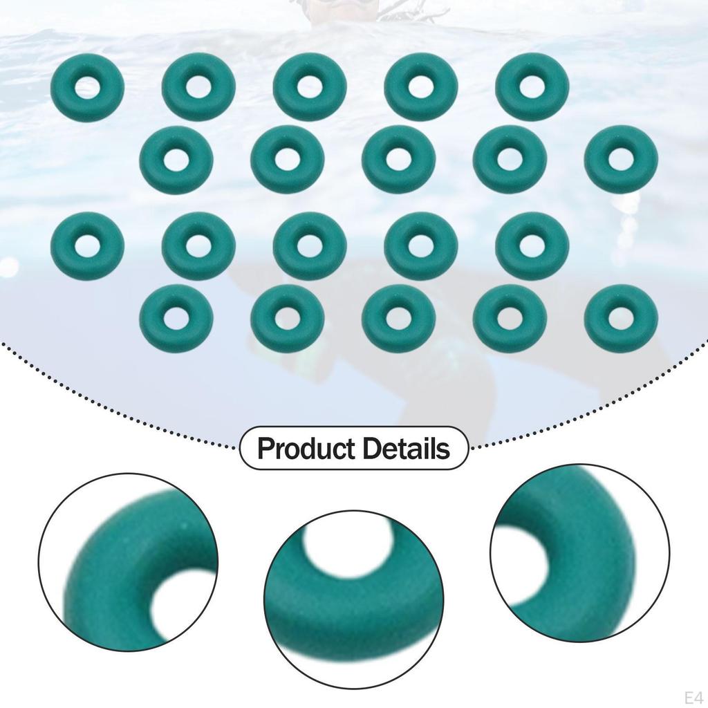 20 Pieces Scuba O Ring Kit Dive Hoses Heavy Duty Parts,Seals,Rubber,Sealing Gasket Washers for