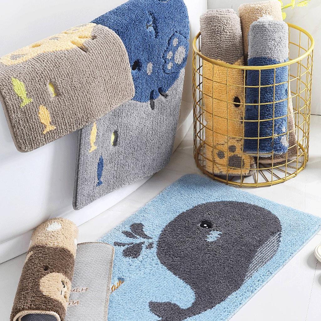 Мультяшный дверной коврик, дверной коврик, впитывающий коврик для ног, домашняя дверь, ванная комната, вход, противоскользящий коврик, ковер