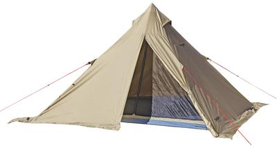 CAPTAIN STAG (КАПИТАН ОЛЕНЬ) Палатка Tipi одностоечная палатка Rector для 4 человек 270 УФ-защитных алюминиевых стоек Водонепроницаемая тент 2000 мм Пол 3000 мм