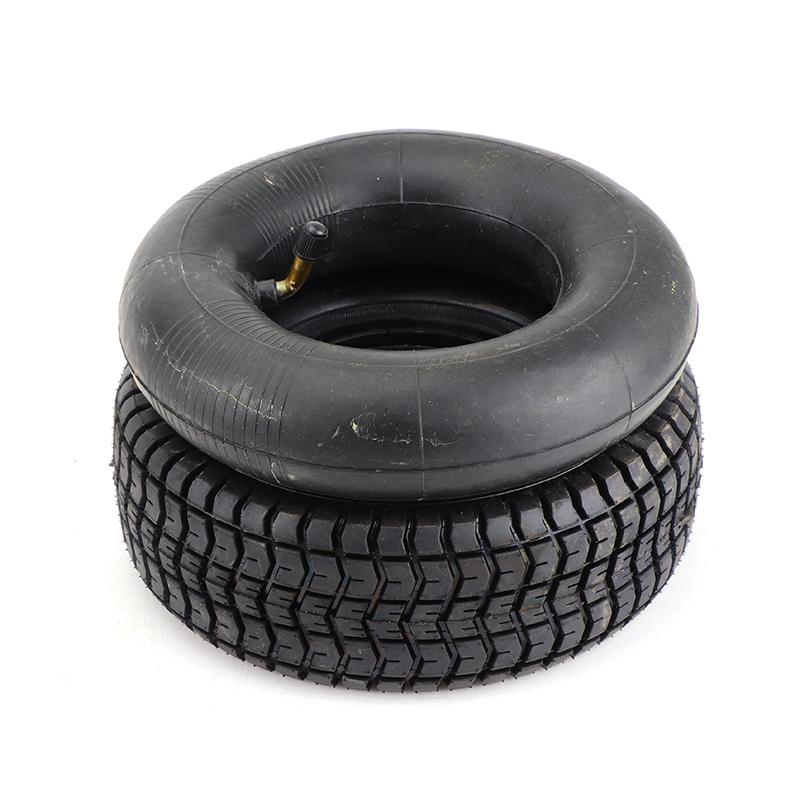 9 Inch 9x3.50-4 Pneumatic Wheel Tire with Alloy Hub/rim for Electric Tricycle Scooter Mini ATV Quad Go Kart Trolley Lawnmower