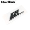 New ABS S Badge Car Rear Emblem Sticker for Mercedes O9 w117 cla45 w205 c63 w212 e63 w207 w176 a45 x156 gla45 AMG Styling YT9