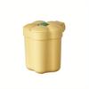 1 mini flower shaped household desktop trash can, suitable for bathrooms, bedrooms, and desktops