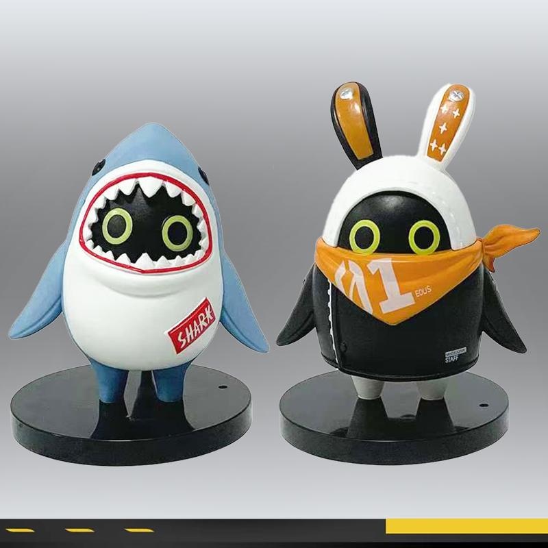 Новая фигурка Zenless Zone Zero Bangboo EOUS Sharkboo Amillion Милые мультяшные аксессуары ПВХ Мягкая резина 3D фигурка Украшение Подарки