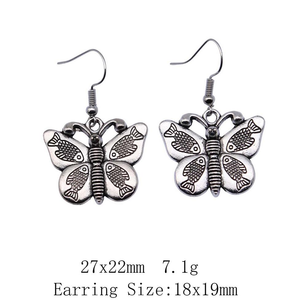 Выпускные серьги Ювелирные изделия Стрекоза Бабочка Серьги-подвески и висячие серьги Сувенирные серьги в стиле бохо