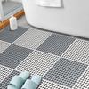 6 шт. Подкладка от протекания кала Полый кролик Напольный коврик для клетки DIY Обрезаемый Устойчивый к укусам Подкладка для клетки животного Нескользящий ПВХ Напольный коврик Аксессуары для клетки