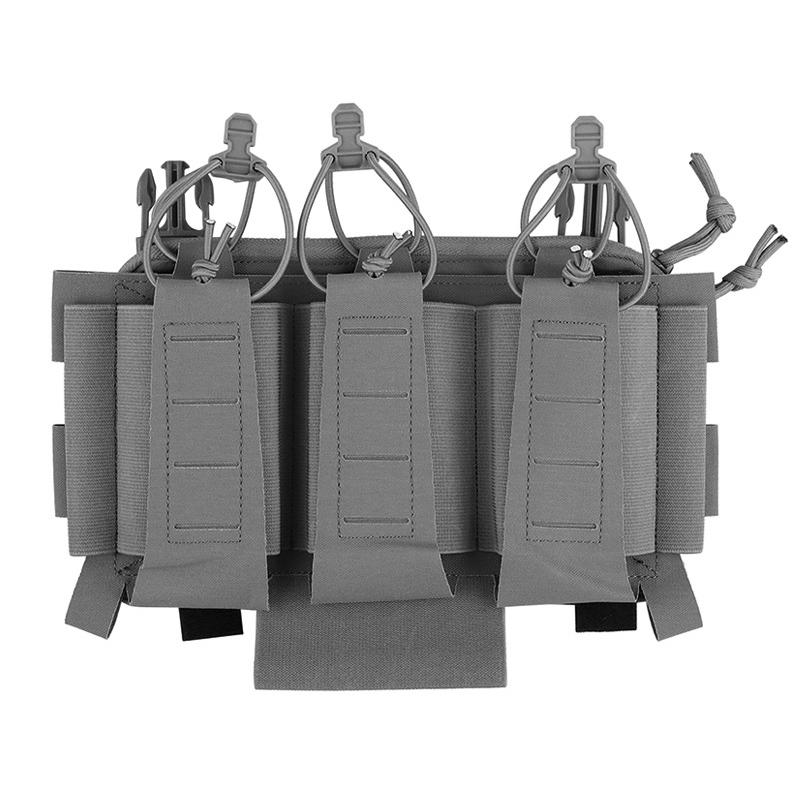 Tactical EPV2 Flexible 556 Tag Rifle Magazine Pouch All-in-One Rear Document Stacker QASM Buckle Clip Tourniquet Holder ARC