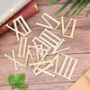 12pcs/set Home & Garden Home Decorations Laser Cut Wooden Roman Numerals Wood Chip Clock Accessories