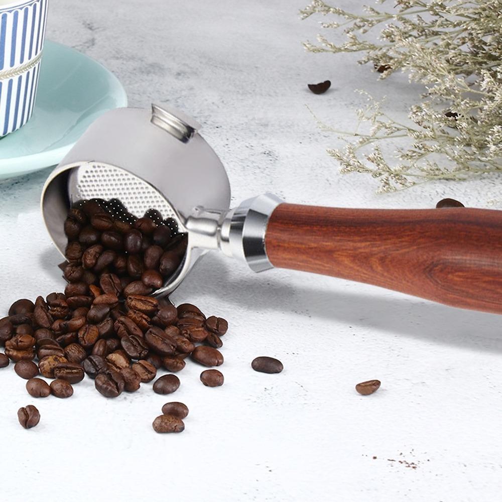 3-Ear Design Bottomless Portafilter With 2 Filter Baskets Espresso Filter Holder  Coffee Brewing