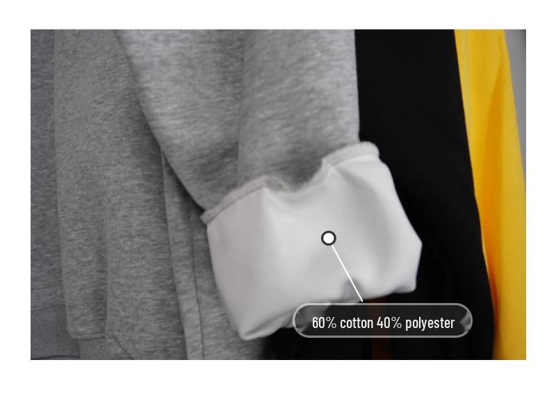 Модный женский свитшот с опущенными плечами - 2025 Huamian, с круглым вырезом, 320 г, свободный крой, пуловер, модная верхняя одежда