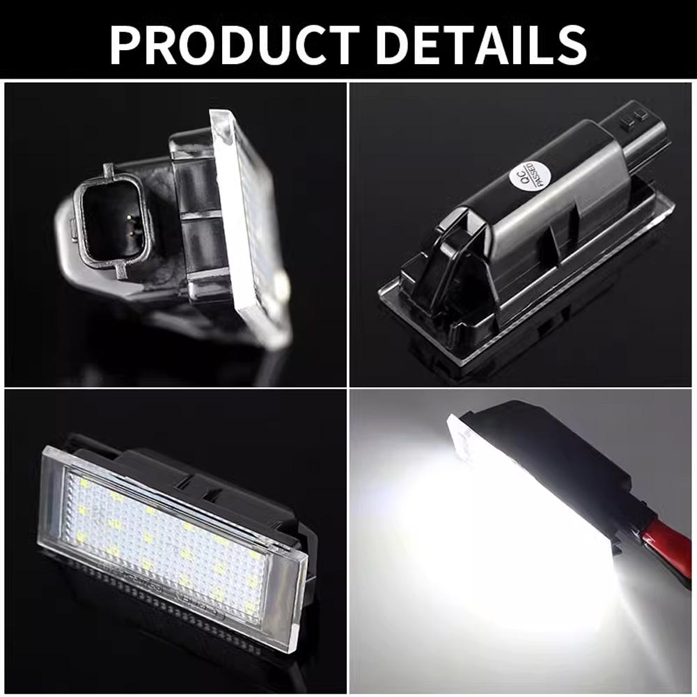 1 шт. Автомобильные светодиодные фонари номерного знака, сменные лампы номерного знака, безошибочные Canbus, автомобильные 12 В лампы