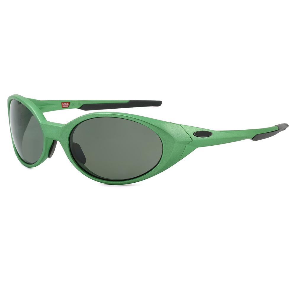 New outdoor sports cycling nylon polarized sunglasses for men and women, trendy retro travel and driving sunglasses9438