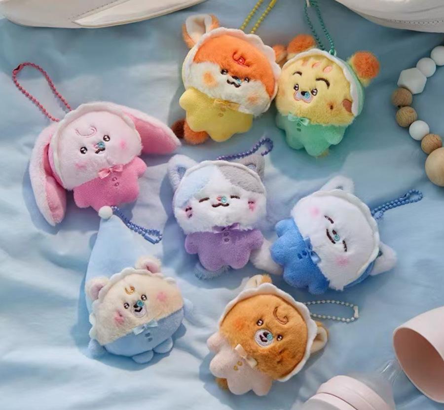10 см Аниме Dreamiez Мультяшная кукла Плюшевая игрушка Креативная новая плюшевая кукла Брелок-аксессуар для рюкзака Подарок для друзей