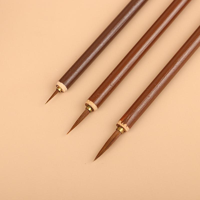 Wolves Hair Hook Line Paint Brush Chinese Calligraphy Brush Art Painting Brush