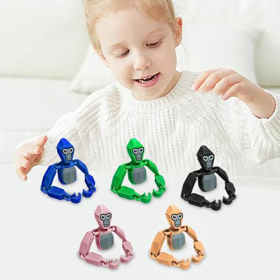 Гибкая игрушка Gorilla Tag для детей, фигурка гориллы с гибкой рукой, настольная игрушка-фиджет Gorilla, подарок на день рождения для поклонников Gorilla Tag