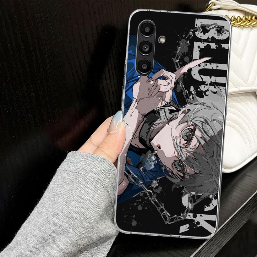 Blue Lock Nagi Seishiro Case for Samsung A17 A16 A56 A36 A26 A15 A55 A35 A25 A14 A54 A34 A24 Phone Cover A13 A53 A33 A23 A05S A0