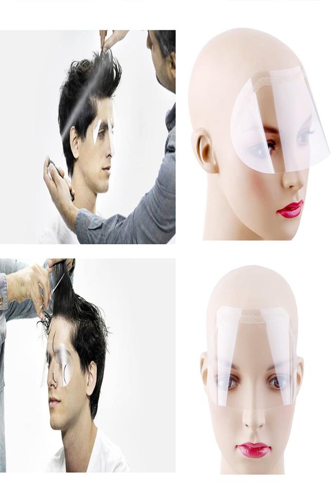 YFFSFDC Face Hair Cutting Face Hairdressing Tool Guard, Guard, Protection, Haircut, Salon, Disposable, Lightweight, (50 Pieces)