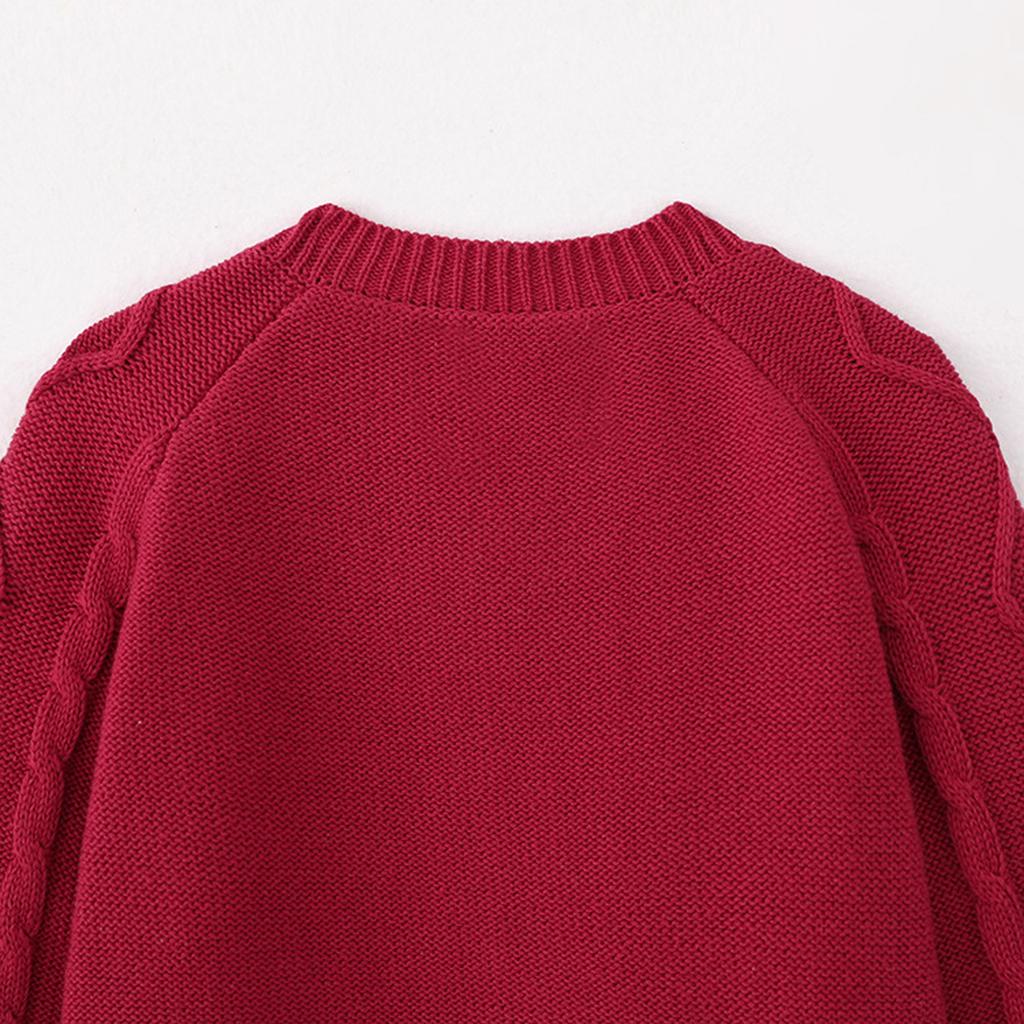 Children's Fashion Casual Cardigan Knitted Long Sleeve Top