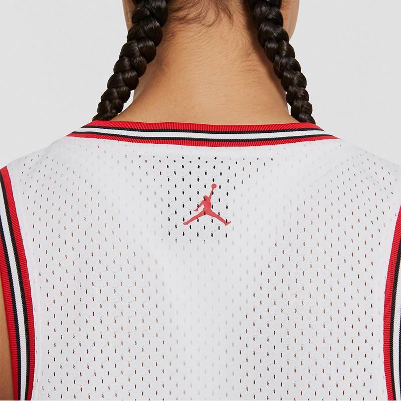 (WMNS) Air Jordan Essential Knit Net Ventilate Basketball Jersey 'White' Women's DD0286-100