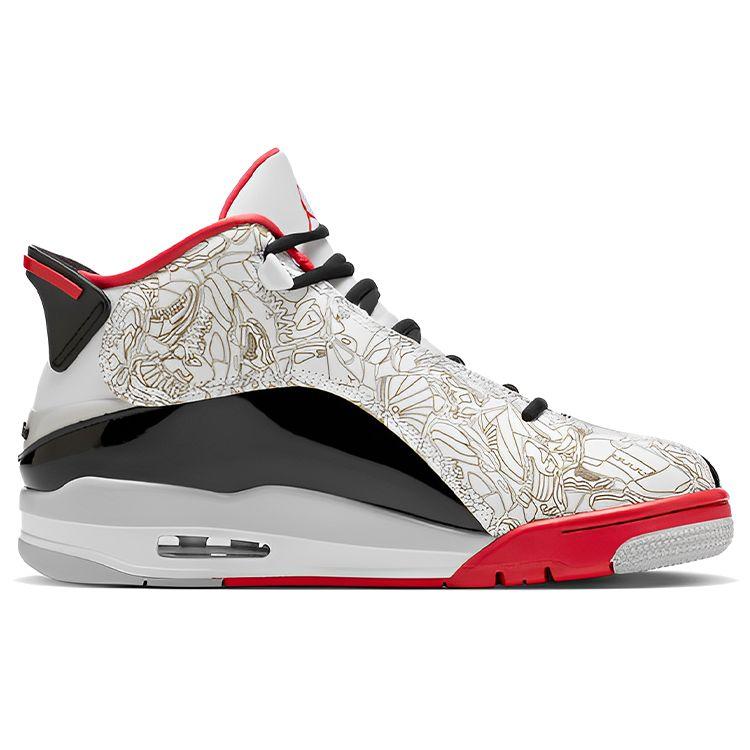 Мужские кроссовки Air Jordan Dub Zero Varsity Red 2022 Белые Настоящий красный Черный 311046-160
