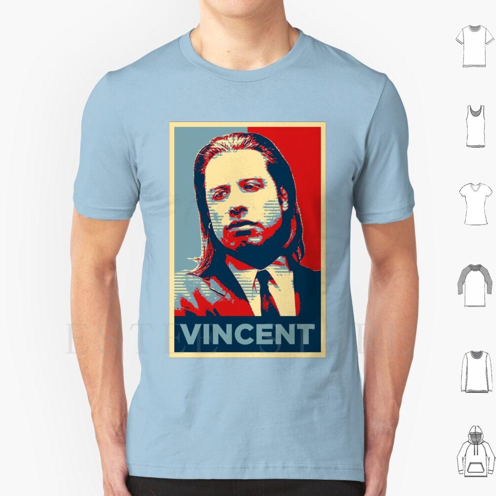 Vincent Pulp Fiction ( Obama Effect ) T Shirt Cotton Men DIY Print Pulp Fiction Jules Jules Winnfield Samuel L Jackson Quentin